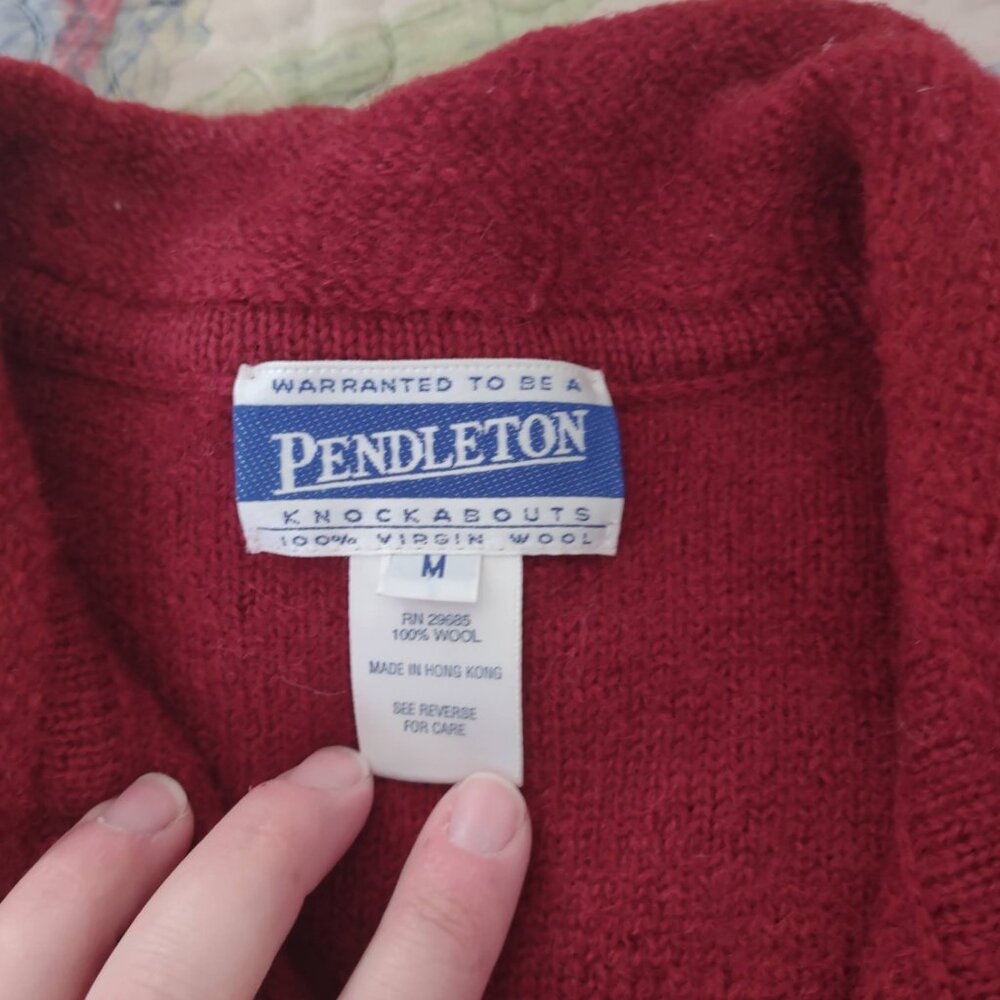 Pendleton Knockabouts Red Double-Breasted Wool Ja… - image 4
